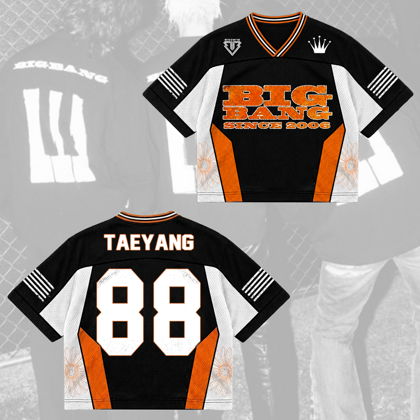 BIGBANG 2026 World Tour Cosmos Mixed Mesh Jersey Gift For Fans