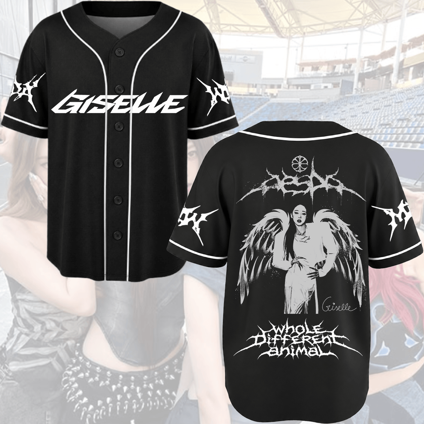 Fierce Aespa WDA Lemonade Album Baseball Jersey