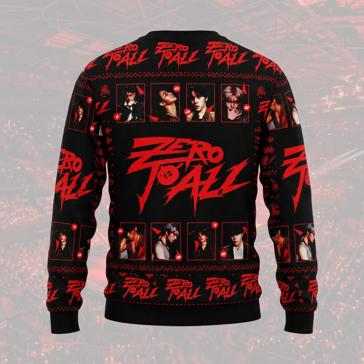 Dramatic ATEEZ Zero To All World Tour  Ugly Christmas Sweater For Atiny