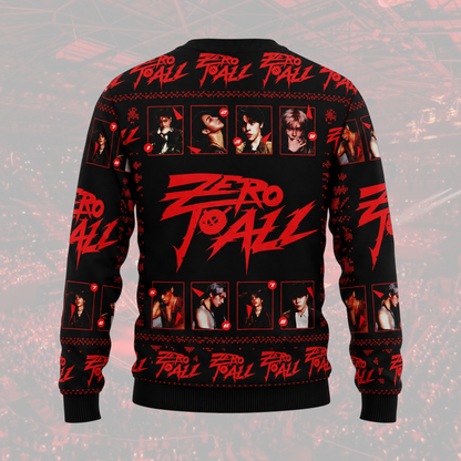 Dramatic ATEEZ Zero To All World Tour  Ugly Christmas Sweater For Atiny