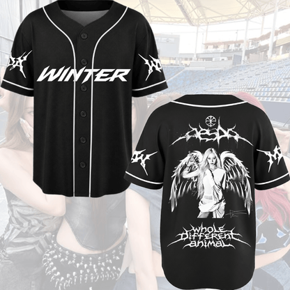 Fierce Aespa WDA Lemonade Album Baseball Jersey