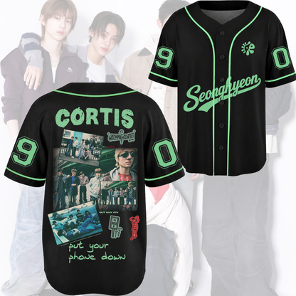 Energy Cortis Put Your Phone Down Tour Baseball Jersey
