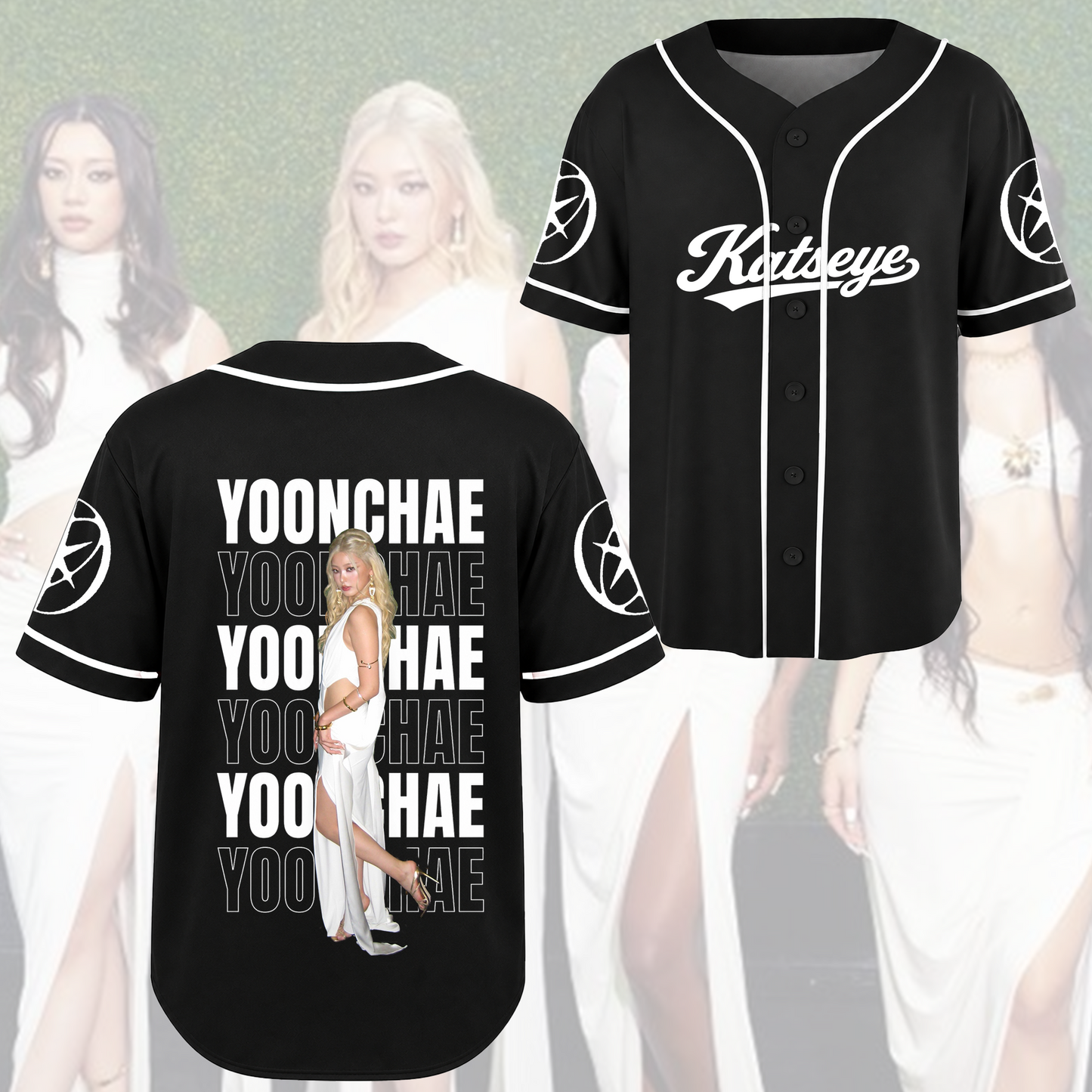 Vintage KATSEYE Fashion Baseball Jersey The Wildworld Tour Gift for Fans