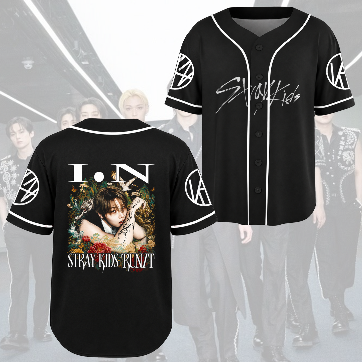 Marvelous Bang Chan Stray Kids Baseball Jersey Run It Kpop Gift for Fan