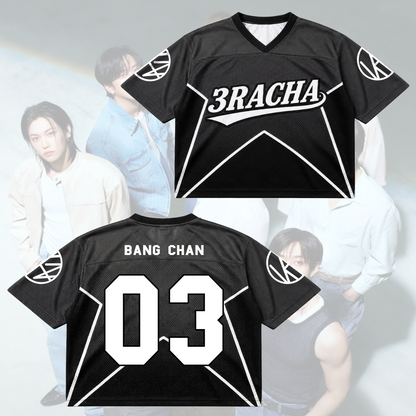 Stray Kids 3RACHA Football Jersey SKZ World Tour Concert Outfit Gift For Fans