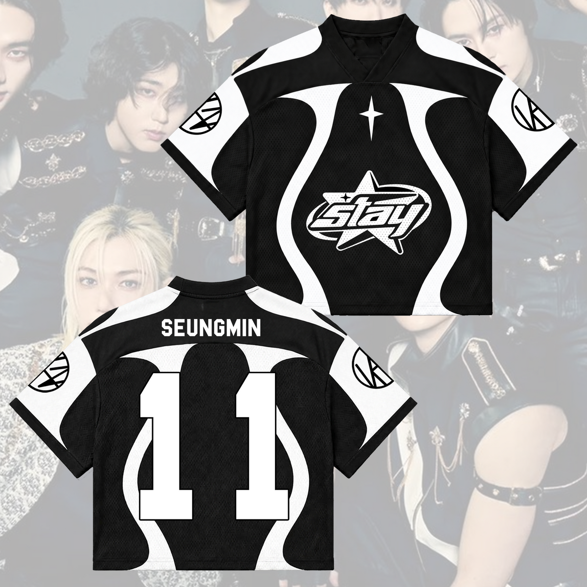 Fiery Stay This That Album  Run It World Tour Mixed Mesh Jersey Gift for Fans