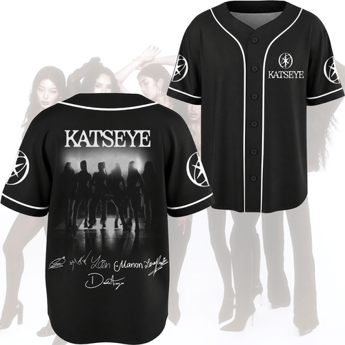 Midnight Reunion Katseye Tour OT6 Forever Baseball Jersey