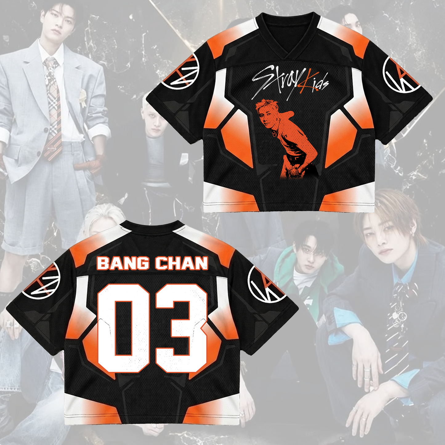 Stray Kids This & That Face Mixed Mesh Jersey Gifts For Stay