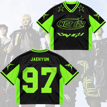 NCT 127 00 Blingy Album Futuristic Cyber Mixed Mesh Jersey Gift For Fans