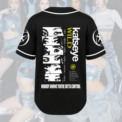Outta Control KATSEYE Wild Album Baseball Jersey Gift For Fans
