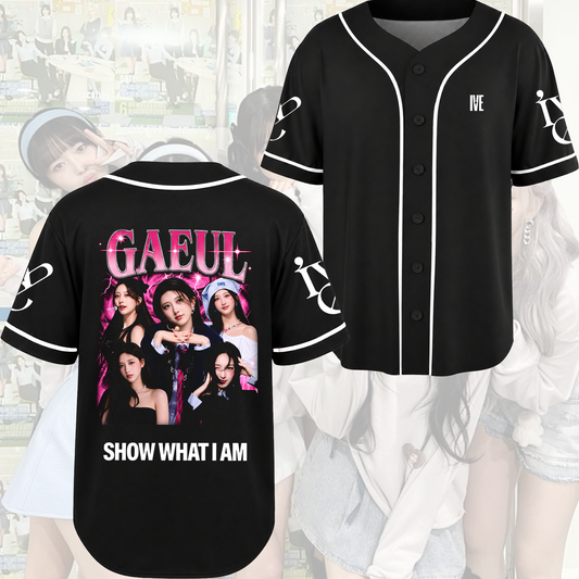 Ive Show What I AM  World Tour 2026 Baseball Jersey Vintage Outfit Fan Edition