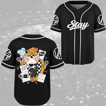 Adorable This & That Stray Kids Club Skzoo Streetwear Baseball Jersey For Stay