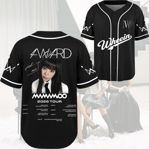 Elegance Mamamoo  4ward World Tour Baseball Jersey Gift For Fans