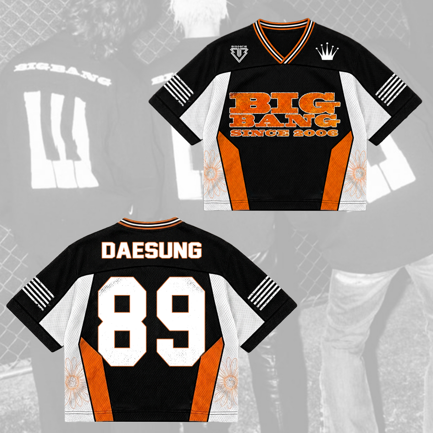 BIGBANG 2026 World Tour Cosmos Mixed Mesh Jersey Gift For Fans