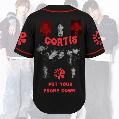 Spark Cortis Put Your Phone Down Tour Baseball Jersey