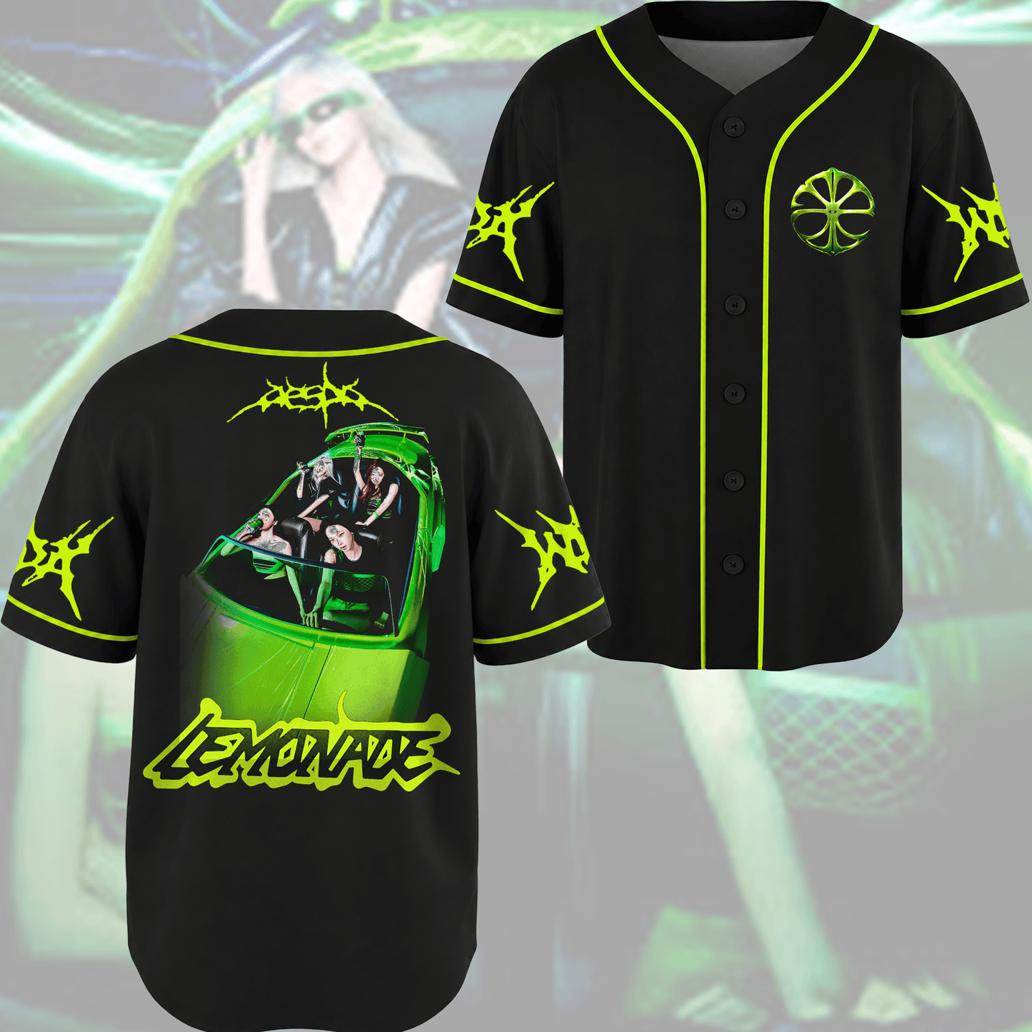 Spicy Roadster Aespa Lemonade Baseball Jersey Gift For Fans