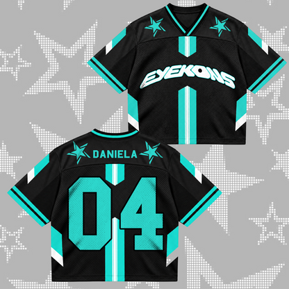 Vivid Animal Eyekons Club All Members Cyber Grunge Mixed Mesh Jersey For Eyekons