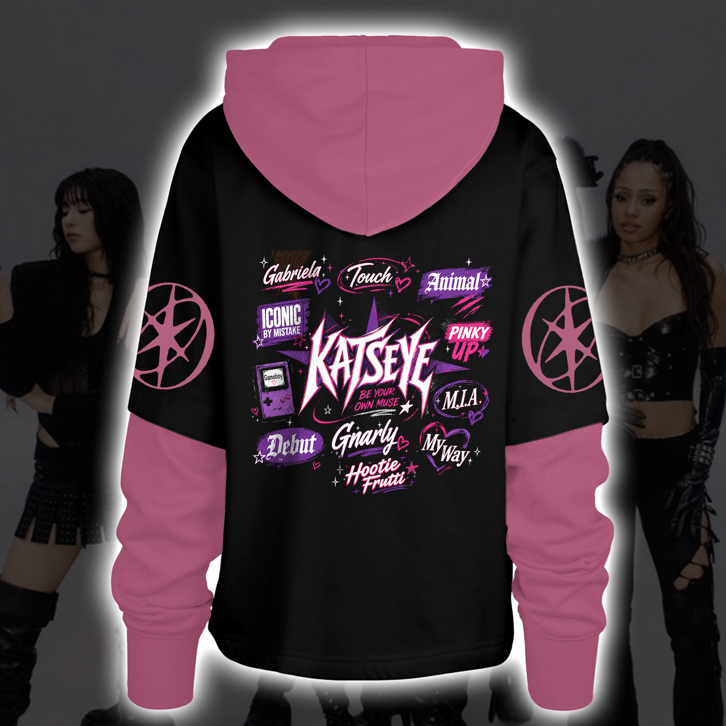 KATSEYE Album Merch Shortstop Hoodie Hootie Frutti Kpop Hoodie Fan Gifts