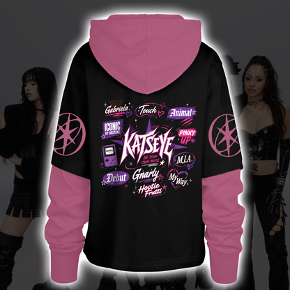 KATSEYE Album Merch Shortstop Hoodie Hootie Frutti Kpop Hoodie Fan Gifts
