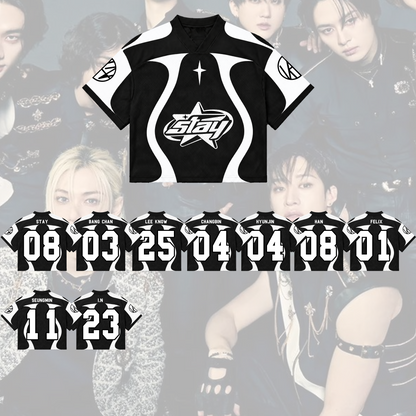 Fiery Stay This That Album  Run It World Tour Mixed Mesh Jersey Gift for Fans