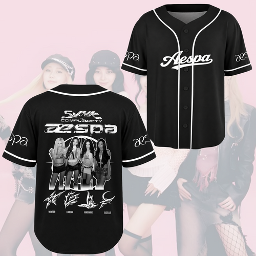 Aespa SYNK Complexity Symbols Baseball Jersey Gift For Fans