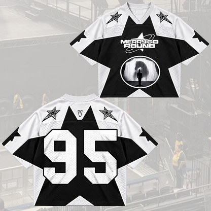 Electric Merry Go Round Army Club All Members Abstract Geometric Mixed Mesh Jersey For Fans