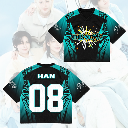 Sporty Stray Kids This & That Mixed Mesh Jersey Gifts For Fans