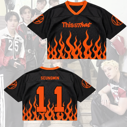 Bold Stray Kids This That Album Jersey Run It Merch Gift for STAY