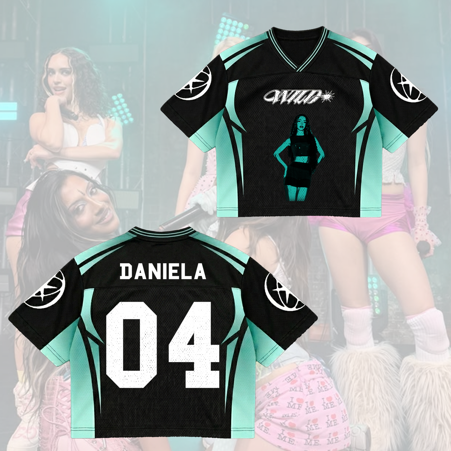 Iconic Katseye The Wildworld Tour 2026 Mixed Mesh Jersey Gift For Fans