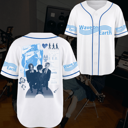 Wave To Earth 2026 The Pieces Tour World Tour Baseball Jersey Gift For Fans