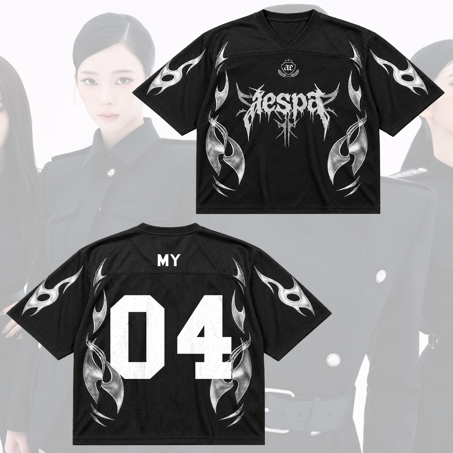 Futuristic Aespa Synk Complexity 2026 Tour Jersey Gift For Fans