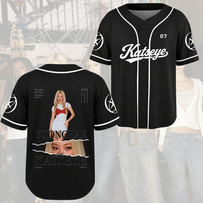 Stylish KATSEYE Baseball Jersey Chic Concert Outfit Gift For Fans