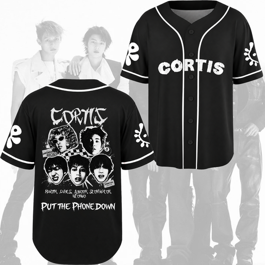 Limited Cortis Put Your Phone Down Tour Baseball Jersey Fan Edition
