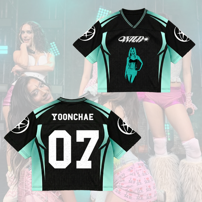 Iconic Katseye The Wildworld Tour 2026 Mixed Mesh Jersey Gift For Fans