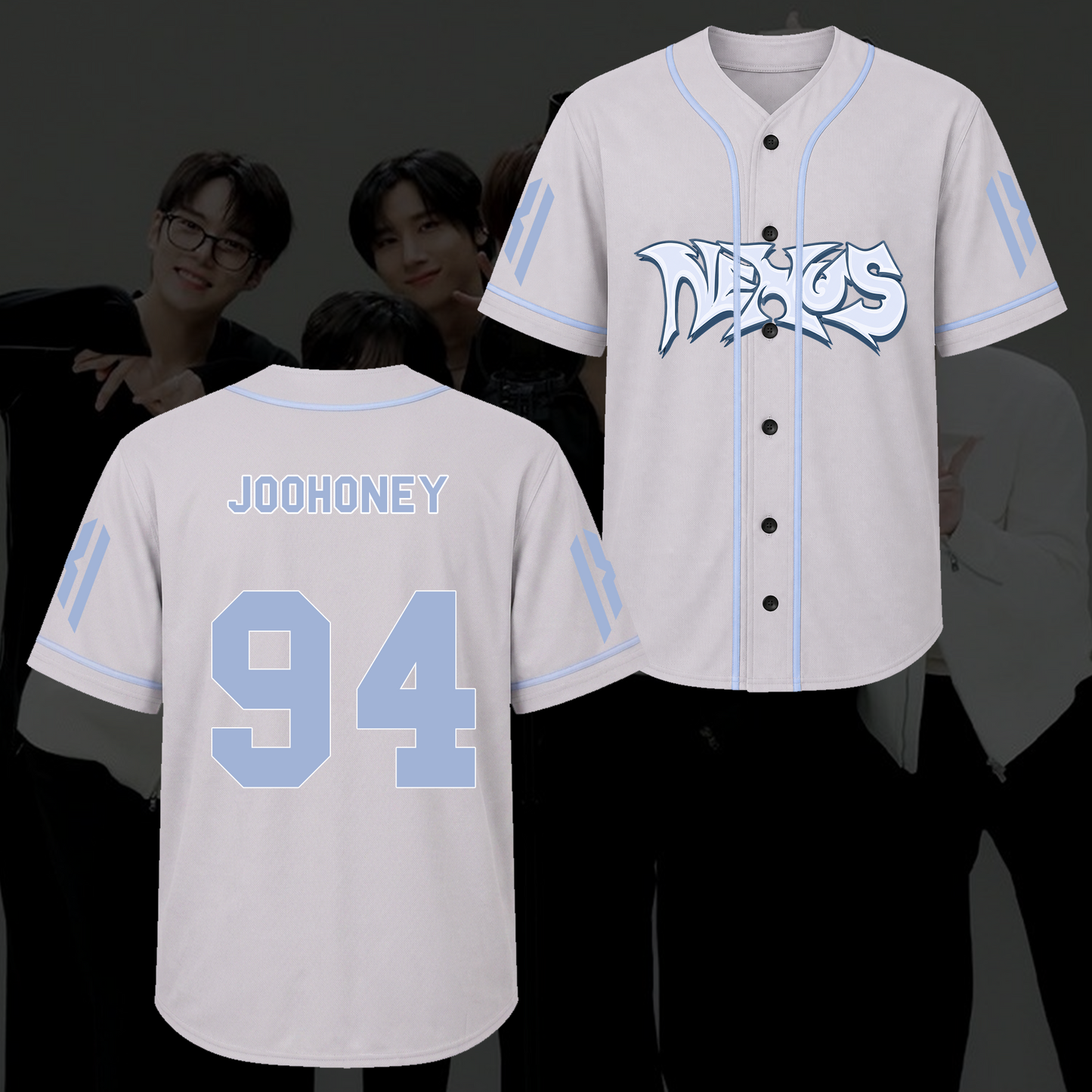 Serene Monsta X The X Nexus Tour Baseball Jersey Fan Gifts