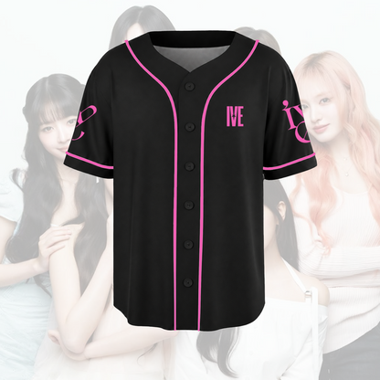 IVE Show What I Am Concert Baseball  Jersey Distressed Pink Eyes Gift For Fans