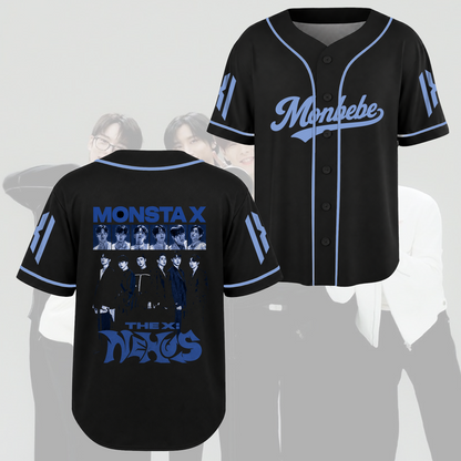 Epic MONSTA X THE X NEXUS Baseball Jersey Kpop Concert Gift for Fans