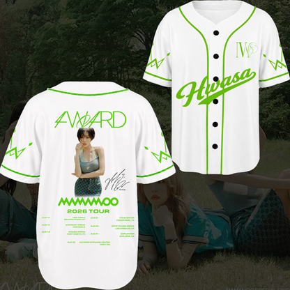 Aura Mamamoo  4ward World Tour Baseball Jersey MooMoo Edition