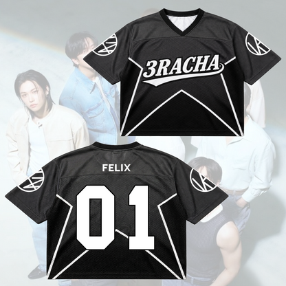 Stray Kids 3RACHA Football Jersey SKZ World Tour Concert Outfit Gift For Fans