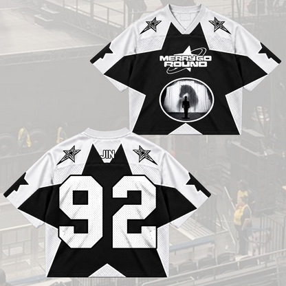 Electric Merry Go Round Army Club All Members Abstract Geometric Mixed Mesh Jersey For Fans