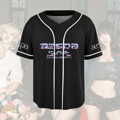 Cyberpunk aespa Switchblade Baseball Jersey SYNK Complexity Fan MY Gifts