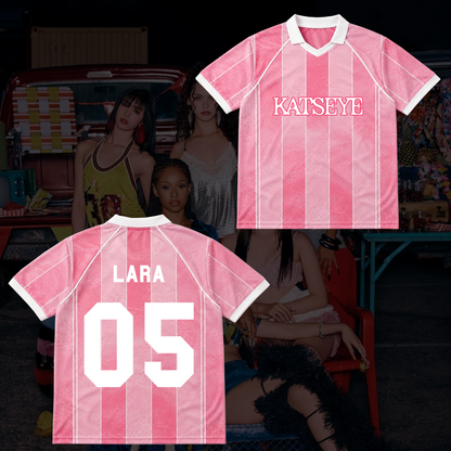 Radiant KATSEYE Winged Neck Baseball Shirt The Wildworld Tour Gift for Fan