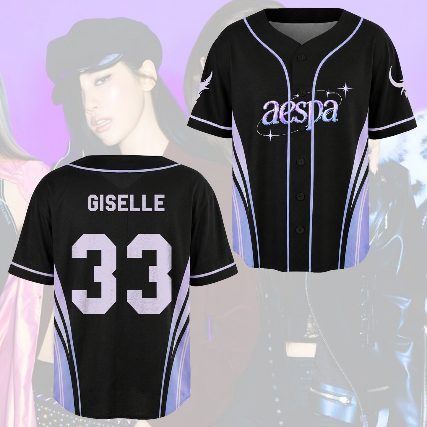 Ethereal Aespa Synk Complexity Tour Baseball Jersey Gift For Fans