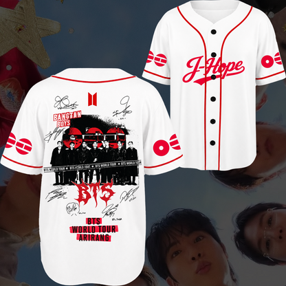 BTS 2026 Arirang Festa 13th Anniversary Baseball Jersey