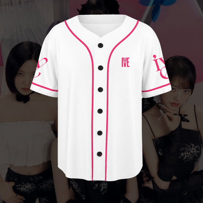 IVE Show What I Am BaseballJersey Vintage Kawaii Minive Fan Edition