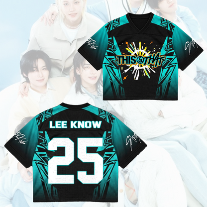 Sporty Stray Kids This & That Mixed Mesh Jersey Gifts For Fans
