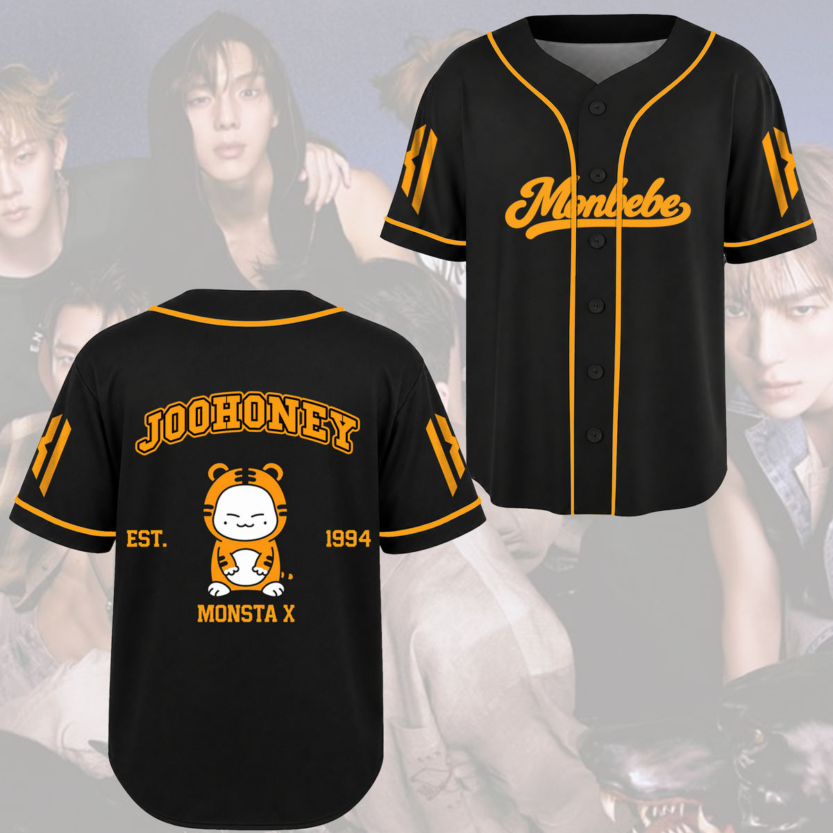 Monsta X World Tour The X Nexus Baseballtrikot Fan-Edition
