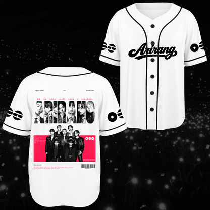 BTS Hooligan Baseball-Trikot Dieses Moment Arirang Streetwear Geschenk für Fans