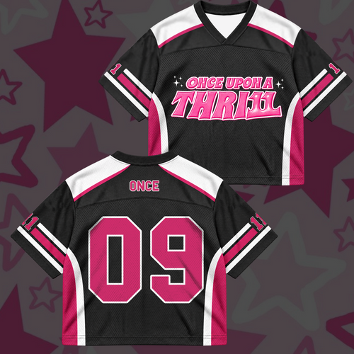 Vibrant TWICE Once Upon A Thr11l 11th Anniversary Cyber Grunge Mix Mesh Jersey For Once