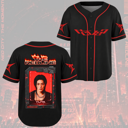 NCT 127 The Redline Tour Cyber Grunge Baseball Jersey Gift For Fans